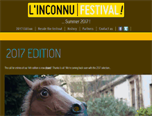 Tablet Screenshot of inconnufestival.fr